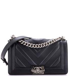 Chanel Boy Flap Bag Perforated Chevron #255371C38B
